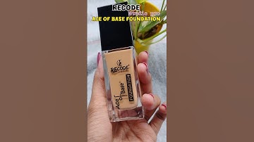 RECODE Ace of Base Foundation 🌻✨ 03 Madras #shots #foundation #makeup #makeupshorts #fyp #recode