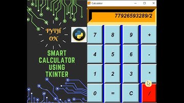 Calculator project using python part 7
