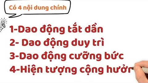 Vật lí 12 Dao động tắt dần, dao động cưỡng bức