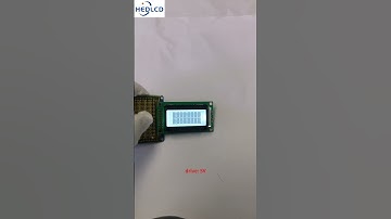 8 * 2 character dot matrix LCD display module, gray.