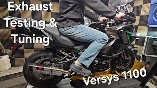 The new Versys 1100 is COMPLETELY TRANSFORMED with a proper exhaust and our custom tuning!
