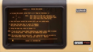 VIM Tutor LESSON 1: Moving The Cursor, Exiting VIM, Deletion, Insertion, Appending, Editing A File