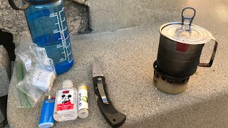 Different Fuels to Restart Your Esbit Cat Food Ultralight Stove (PCT Prep)