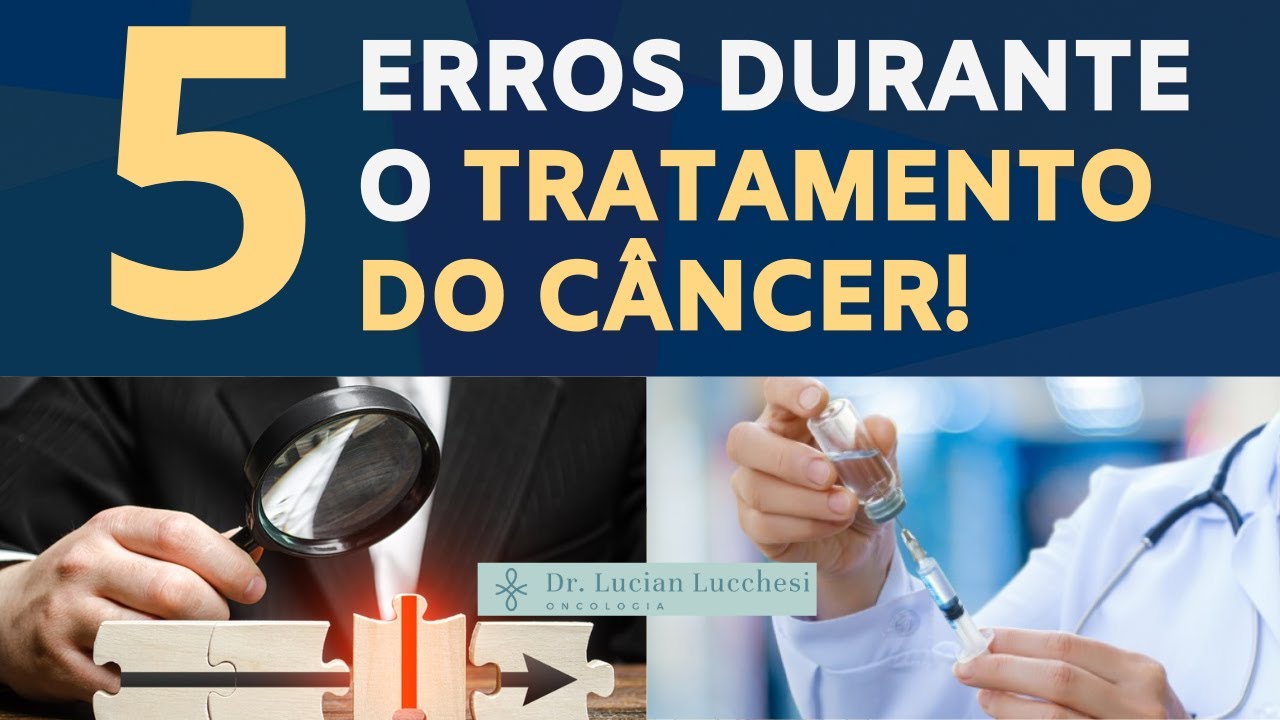 EVITE esses 5 ERROS comuns durante o tratamento do CÂNCER!
