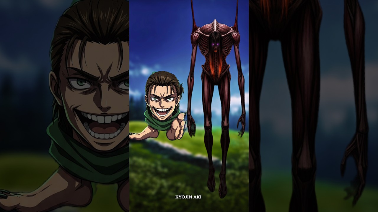 Eren Gugugaga Form vs All AOT Titans #anime #shorts
