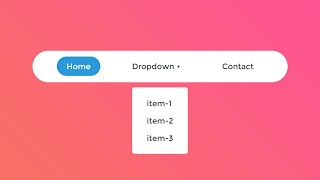 Creating: Dropdown Menu Using HTML And CSS + [Explanation]