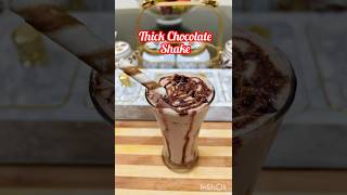 Thick Chocolate Shake Recipe #chocolate #shake #chocolateshake #viral #drink #recipe #viralvideo