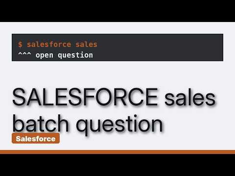Salesforce: Problem creating Iterable Batch Class (2 Solutions!!)