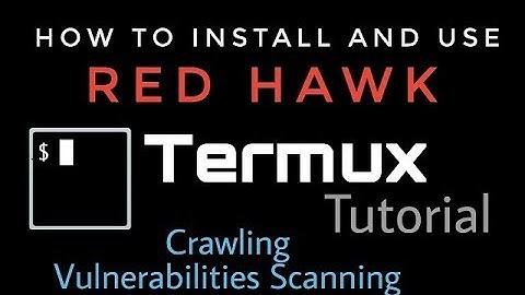 How to do vulnerability scan of a website using RED_HAWK in Termux.