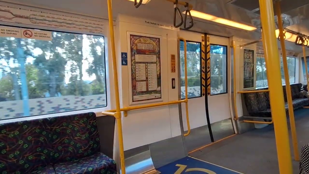 Transperth A Series Set 3 Ride:  Perth Stadium to Burswood.