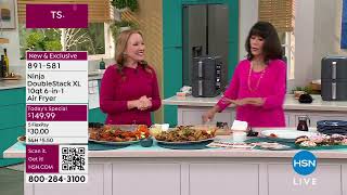 Ninja DoubleStack XL 10qt 6in1 Air Fryer with 5pc Skewer - YouTube