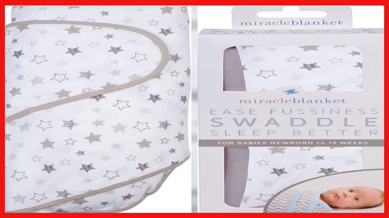 Miracle Blanket Baby Sleep Wearable Swaddle Wrap for Newborn Infant Boy or Girl 03 Months YouTube