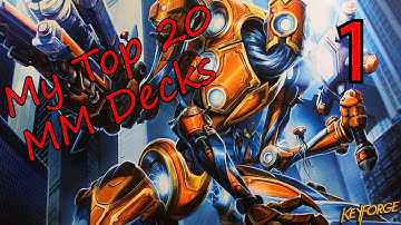 KeyForge - Mass Mutation - My Top 20 decks Episode 1