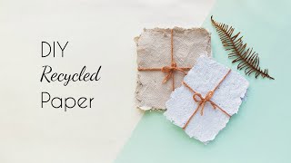 Recycling Old Paper to Make Beautiful Handmade Paper