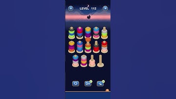 Nutsort game Basic Gameplay Level 112 #gaming #shortsfeed #shortsvideo #shortsviral