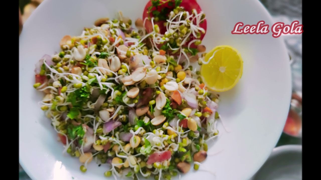 Sprouts Salad Weight loss Recipes Healthy meal YouTube