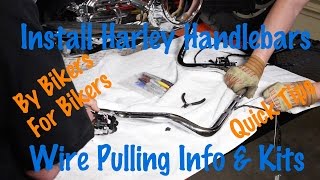 Pull Wires Through Harley or Motorcycle Handlebars-Kits, Tips, Tricks-Motorcycle Biker Podcast