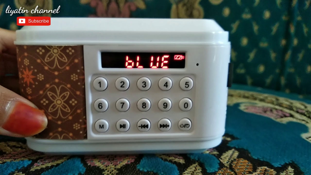 Cara Menghubungkan Bluetooth Speaker Qur An Tp600 Bt Dengan Hp Advance Tp600 Bluetooth Youtube