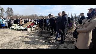 Прощальне служіння на кладовищі з Боришкевичем Володимиром.