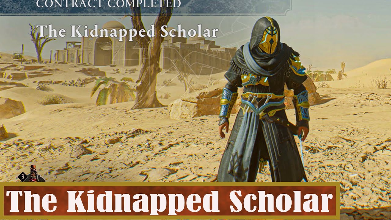 Completing The Kidnapped Scholar Contract - Assassin's Creed Mirage -  Available Contracts - Contracts, Assassin's Creed Mirage