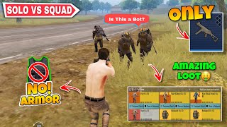 Playing As a Bot In Advance Mode 🤯 Got Amazing Loot 😍 | Solo vs Squad 🔥 | Metro Royale Chapter 11