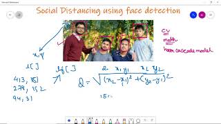 Social Distancing using face detection using OpenCV COVID 19 | A COVID 19 project
