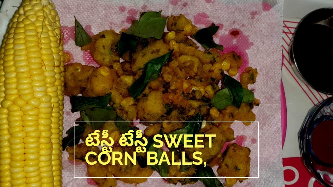 Sweet Corn Balls.Sweet corn Crispy balls.How to make sweet corn crispy balls|Sweet corn recipes