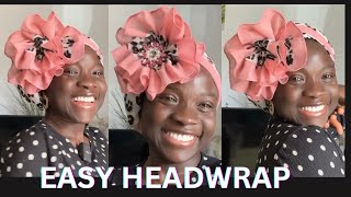 Quick Headwrap Tutorial / Scarf / Headscarf