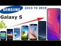 Samsung Galaxy S Series Phone History - 2010 To 2019 All samsung S series phone