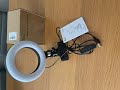 Video conferencing ring light and Clamp