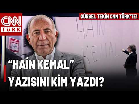 Who wrote the "Traitor Kemal" article in the CHP? Gürsel Tekin explains on CNN TÜRK!