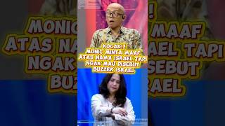 KOCAK! Monic minta maaf atas nama israel #short #viral #trending #iranvsisrael #palestina #palestine