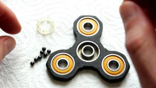 Disassemble/Clean/Reassemble Fidget Spinner Ceramic Bearings | DIY