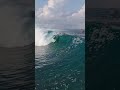 Surf wipeout and come back barrel