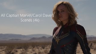 All Captian Marvel/Carol Danvers Scenes (4K ULTRA HD)