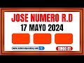 Nmeros del dia  viernes 17 de mayo de 2024  jos nmero rd