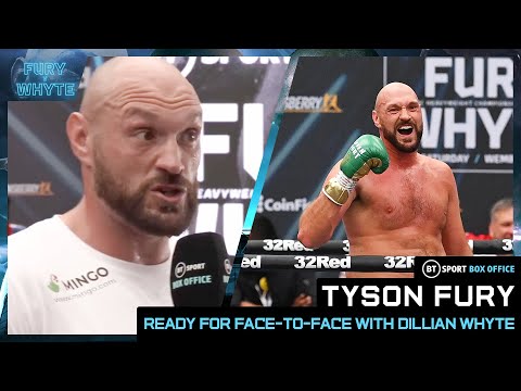 "I've got a lot say" to Dillian Whyte: Tyson Fury Open Workout Interview