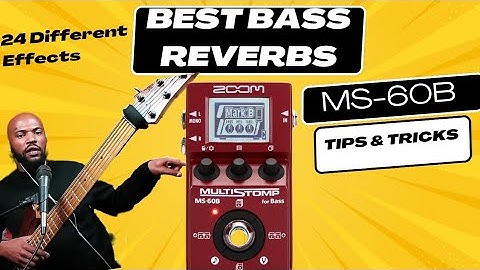 PT2 Best Bass Reverb Settings for (Zoom MS-60B) Multistomp Pedals #Reverb