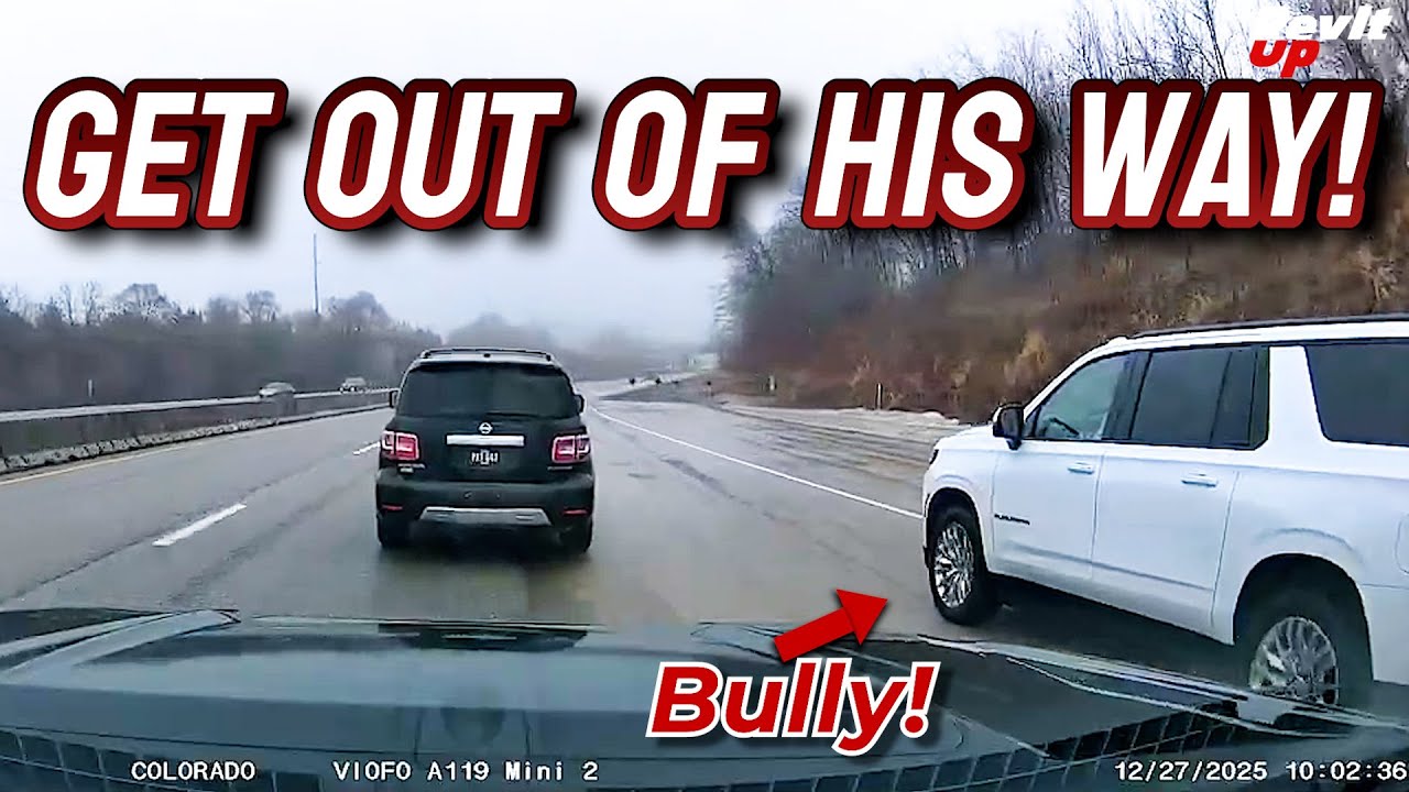 Driver Wants To BULLY His Way In!. Bad Driving, Car Crashes, Close Calls Dashcam Video 865
