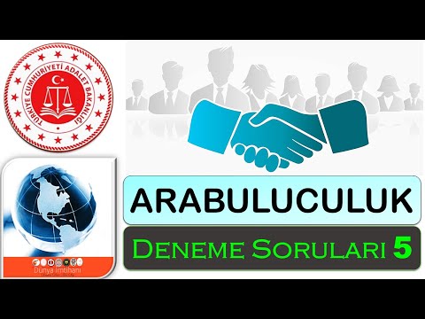 2022 / ADALET BAKANLIĞI / ARABULUCULUK SINAVI DENEME SORULARI 5