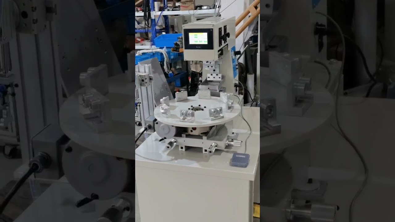 SPY 1C PAD printer with rotary conveyor table