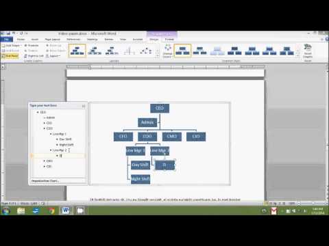 How To Do Organizational Chart In Word 2010