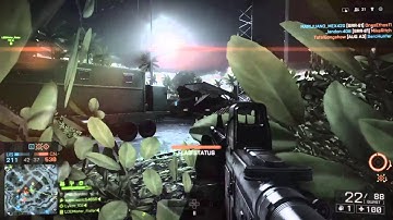 Battlefield 4 out doing some hunting with a 8 kill streak to finish.