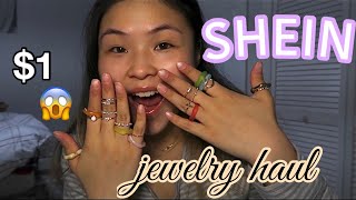 SHEIN JEWELRY HAUL | RINGS: cute &amp; affordable!!! | Helen Lin