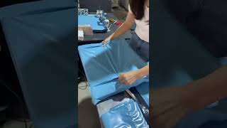Large Blue Poly Mailers with Handle | Custom Boutique Tote Bags Factory #快递袋 #源头工厂