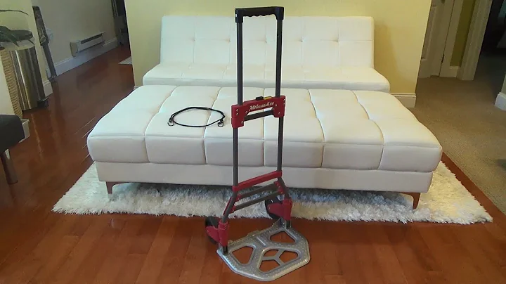 MILWAUKEE FOLD UP HAND TRUCK FOLDING HANDTRUCK HAND CART CUSTOMER REVIEW AND DEMONSTRATION
