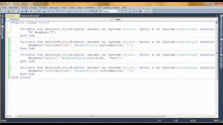VisualBasic 08 How to make a MsgBox Yes/No and other mode