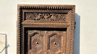 Wooden Antique South Indian Old Door / Temple Doors #doors #vintagedecor #maingatedesign