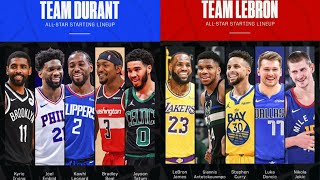 NBA 2021 all star game  - Team Lebron vs Team Durant