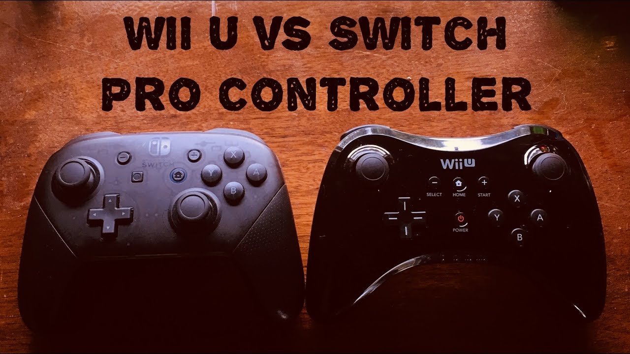 Wiiu Vs Switch Pro Controller Youtube